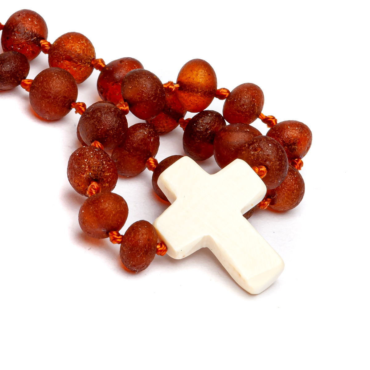 Бусы детские, янтарь
